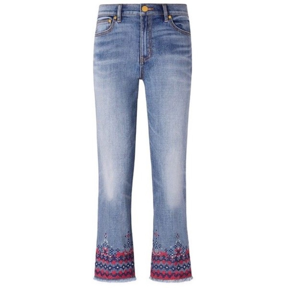 Tory Burch Cropped Boot Jean